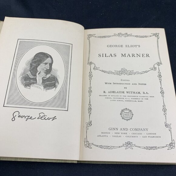 Silas Marner George Eliot 1898 HC Book Standard English Classics - Picture 2 of 10